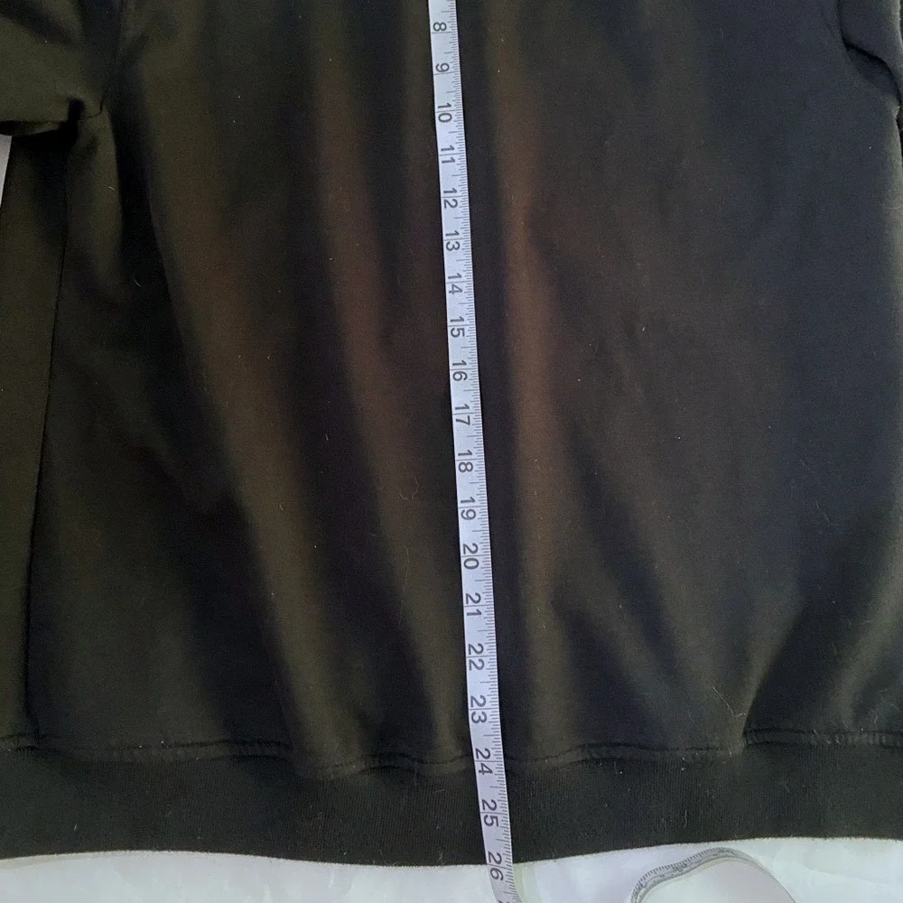 MAGASCHONI MAN Black‎ Jersey Knit Bomber Jacket SZ L